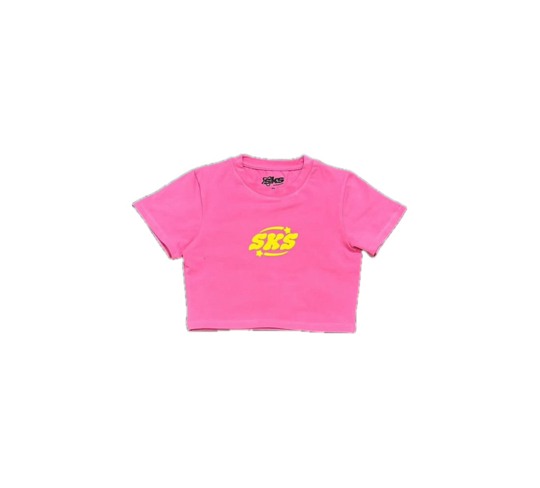 Baby Tee Pink/Yellow