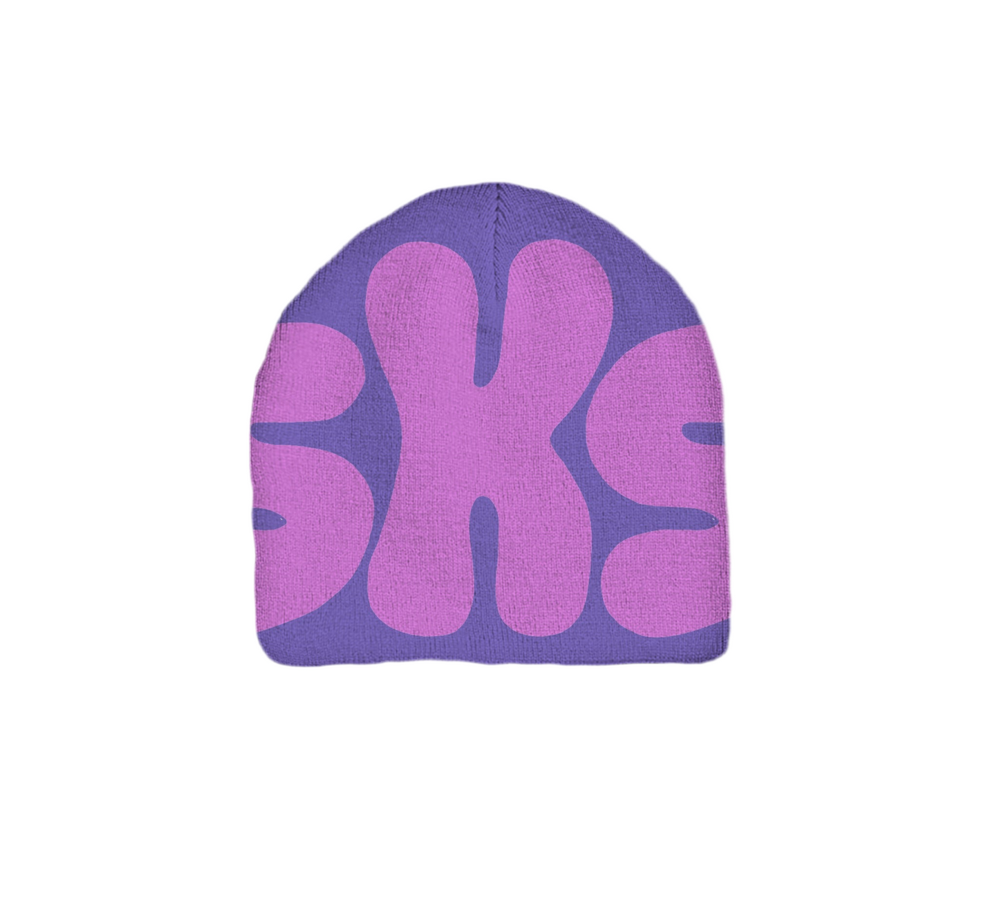 Purple/Purple beanie